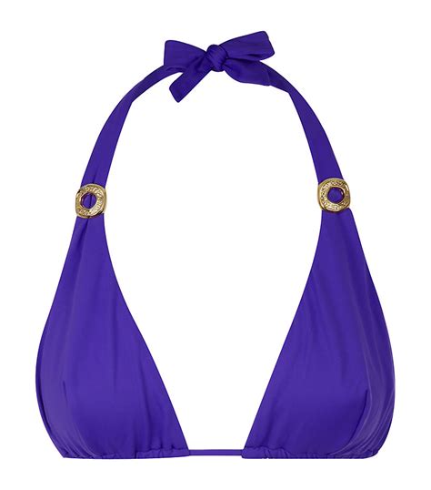 Elizabeth Hurley Beach Chantelle Bikini Top In Purple Violet Lyst