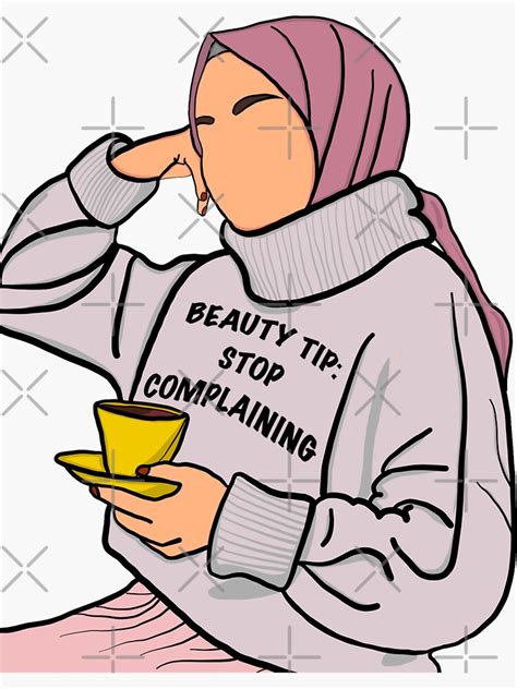 Hijabi Women Sticker For Sale By Merakiefa Redbubble