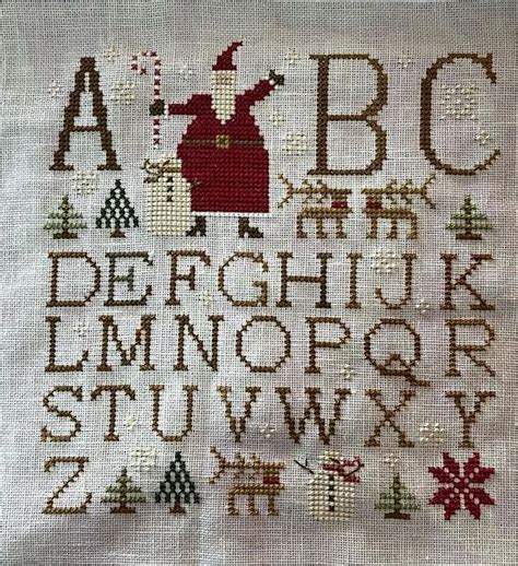 jill ferrell on instagram letters for santa by brenda gervais i stitched this with my own