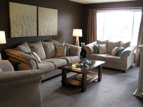 10 Light Grey And Brown Living Room