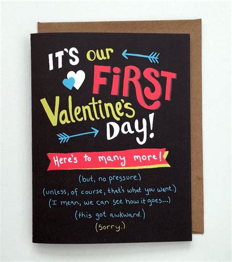 Funny Valentine Card First Valentines Day Card Love Etsy Canada