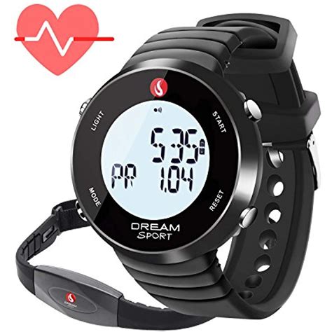 Dreamsport Fitness Trackerï¼Œheart Rate Monitor Watch With Chest Strap