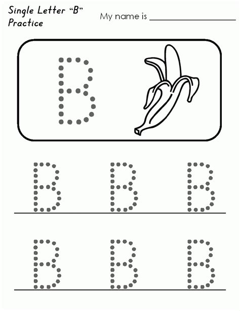 Preschool Dotted Letters For Tracing