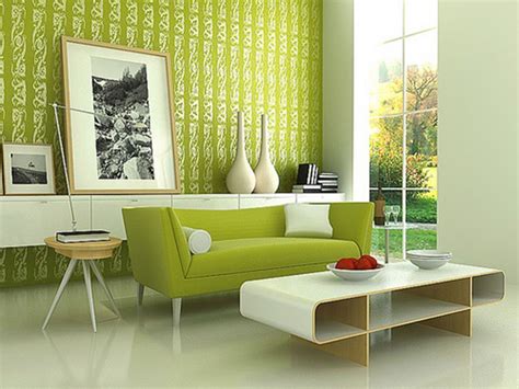 Classic Green Wall Living Room Paint Interior Design Home Design Picture