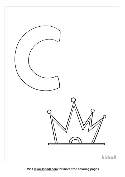 Free Letter C Coloring Page Coloring Page Printables Kidadl