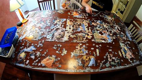 Sistine Chapel 5000 Piece Jigsaw Puzzzle Time Lapse Youtube