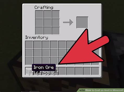 How To Craft An Anvil In Minecraft 4 Steps With Pictures