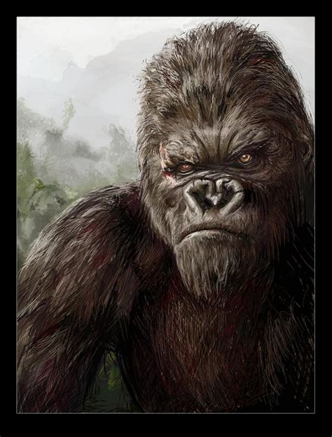 King Kong By Vevew On Deviantart In 2020 King Kong Kong Airbrush Art