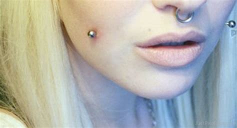 Cheek Piercings