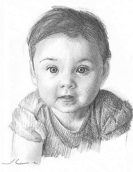 Sketch Of A Baby Girl At Explore Collection Of
