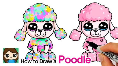 How To Draw A Poodle Easy Beanie Boo Youtube