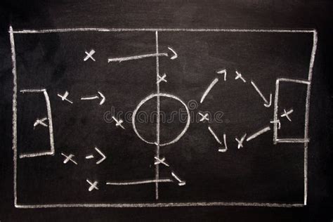Football Formation Tactics Stock Image Image Of Alternative 6132455