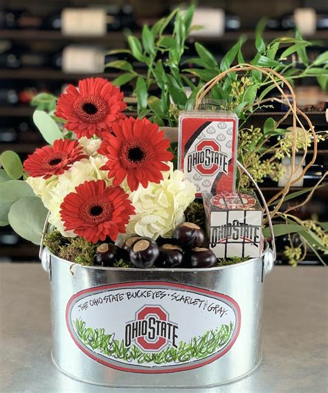Ohio State Game Day Bouquet Flowers Columbus Ohio Griffins Floral Design