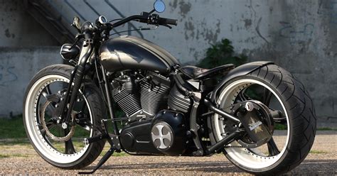 Customized Harley Davidson Softail Rocker Motorcycles By Thunderbike