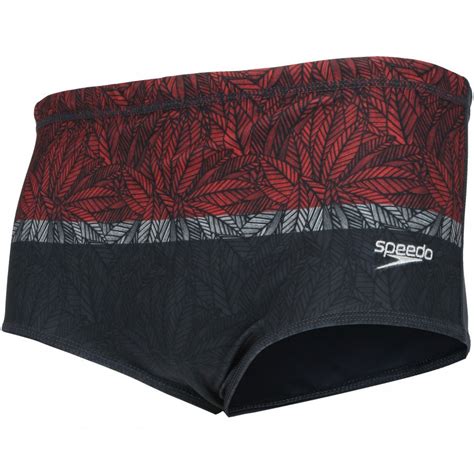 Sunga Speedo Leaf 019597 185 Grafitevermelho Botas Online