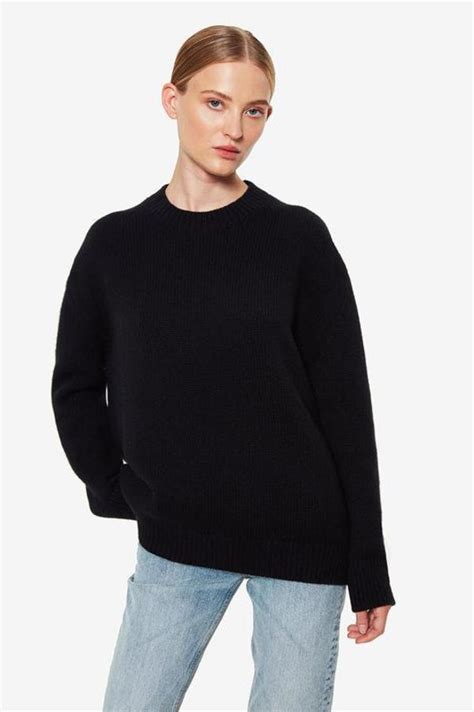 Anine Bing Rosie Cashmere Sweater Black Garmentory