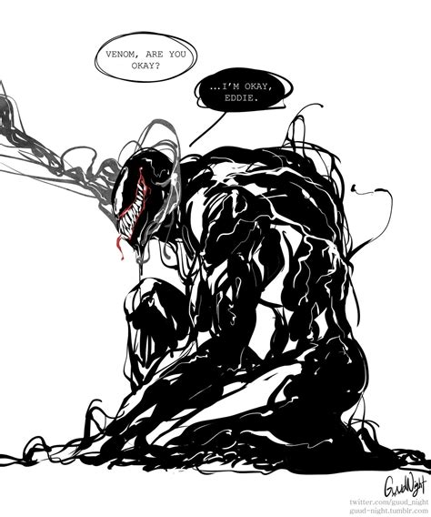 Guud Night “ 3 ” Venom Comics Marvel Venom Marvel N Dc Marvel Comics Batman Joker