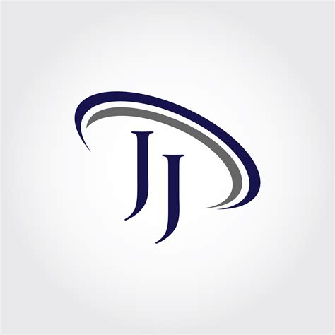 Monogram Jj Logo Design By Vectorseller Thehungryjpeg