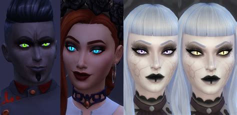 Mod The Sims More Vampiric Glowing Eye Colors