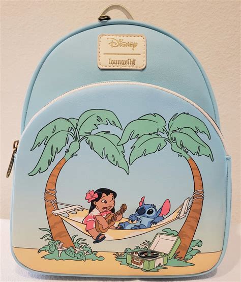 New Loungefly Disney Lilo And Stitch Hammock Mini Backpack Nwt Ebay