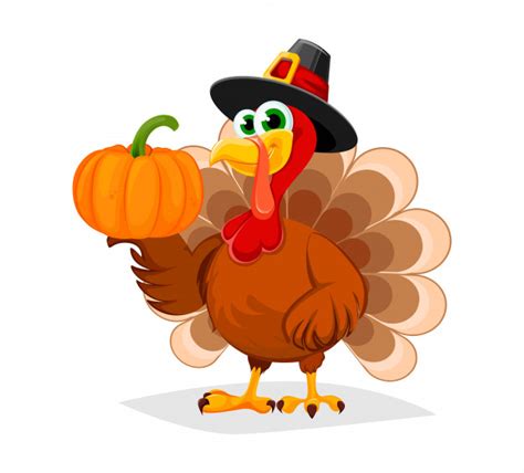 Thanksgiving Day Funny Cartoon Character Turkey88465 1017