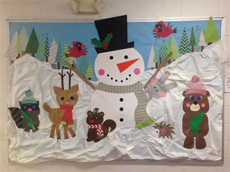 Holiday Winter Wonderland Bulletin Board Winter Classroom Decorations