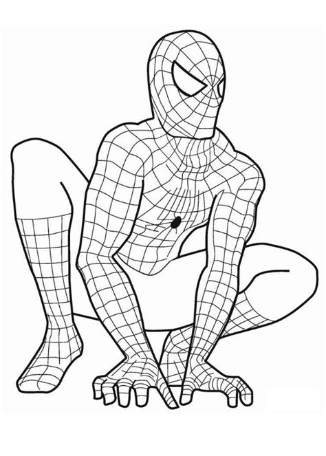 Obrazki Do Kolorowania Spiderman Kolorowanka