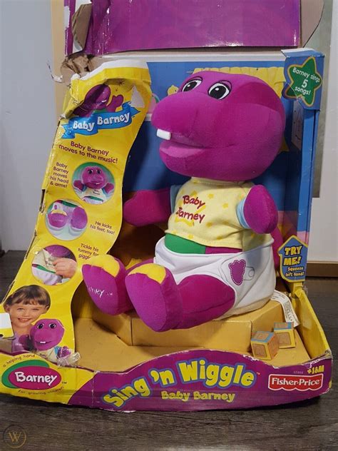 Wiggle Baby Barney Toy