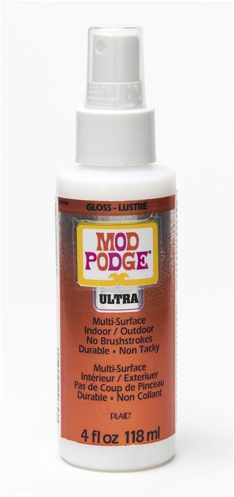Mod Podge Ultra Gloss Glue And Sealer Spray Clear 4 Fl Oz