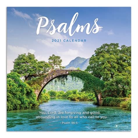 2021 Psalms Wall Calendar By Tf Publishing 1 Ct Kroger