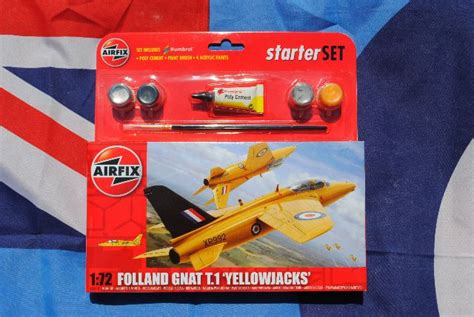 Airfix A55112 Folland Gnat T1 Yellowjacks Model Airplane