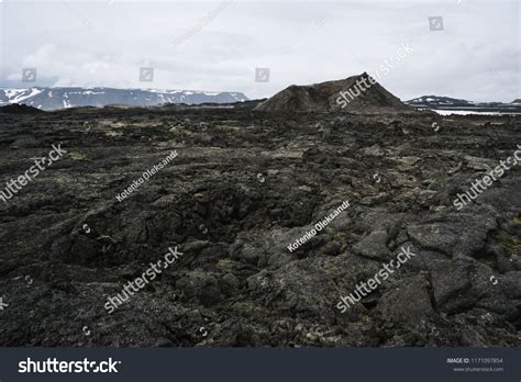 Geothermal Area Leirhnjukur Krafla Volcano Iceland Stock Photo