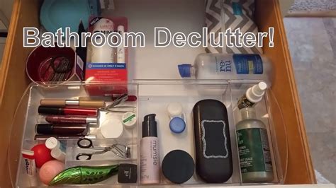 Declutter Bathroom Drawers Youtube