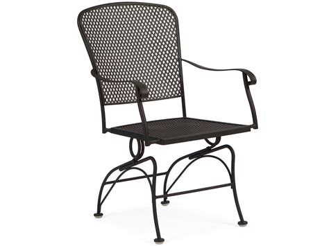 Unfortunately, there are 2 cushions missing, and i have been unable to establish who to contact to ask for them to be sent. Woodard Fullerton Wrought Iron Coil Spring Dining Chair | 2Z0066
