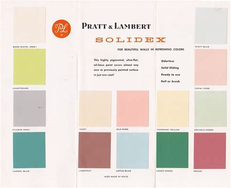 9 Best Vintage Paint Colourcolor Charts Images On