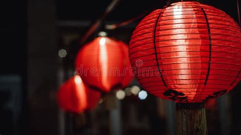 Faros Rojos Tradicionales De China Foto De Archivo Imagen De Chino