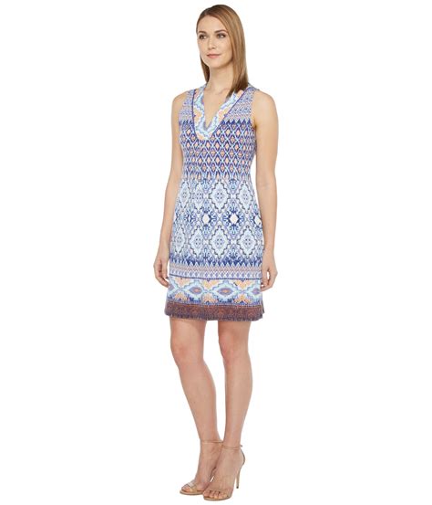 Hale Bob Permanent Vacation Microfiber Jersey Sleeveless Dress Zappos