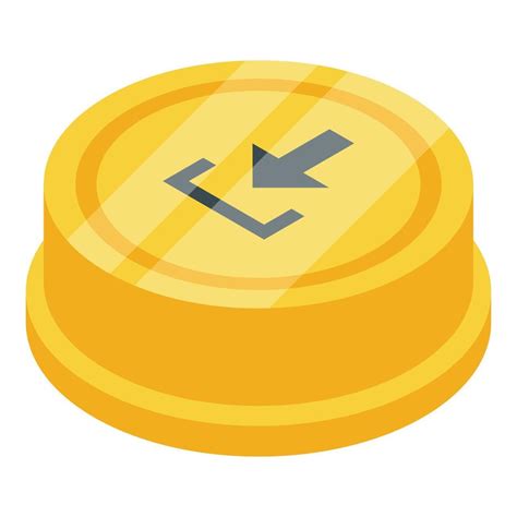 Demo Button Icon Isometric Style 15687532 Vector Art At Vecteezy