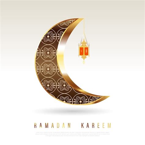 Ilustración De Vector De Fondo De Saludo De Ramadán Kareem Islámico Con