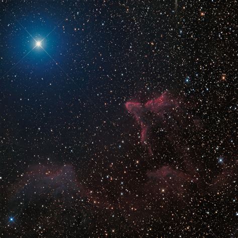 Ic 63 In Cassiopeia Astrophotography Martin Rusterholz