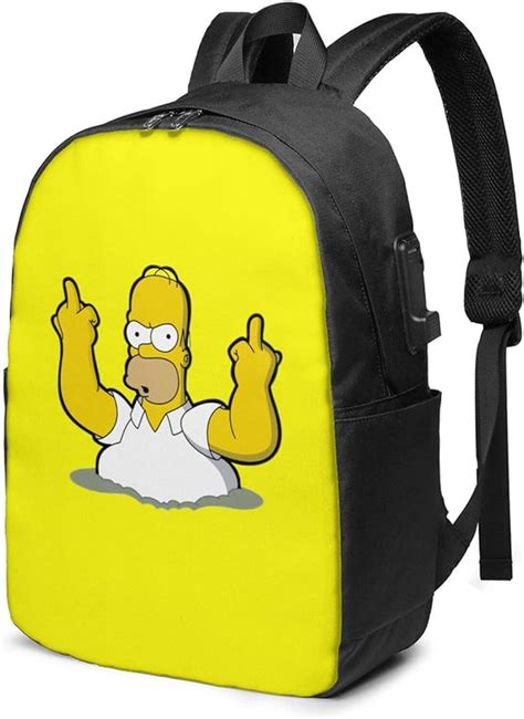 Homer Simpson The Simpsons Middle Finger Skateboard Guitar Laptop Decal