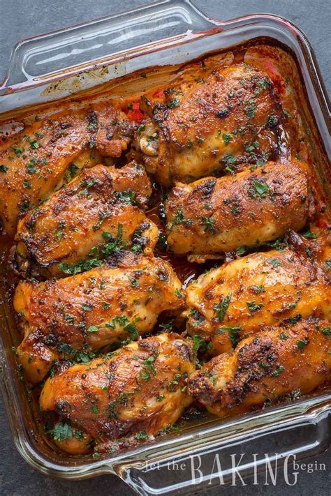 How To Cook Baked Chicken Thighs In The Oven Food Recipe Story