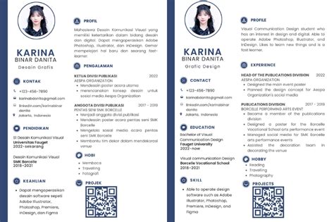 Contoh Cv Mahasiswa Yang Masih Kuliah Bahasa Indonesi Vrogue Co