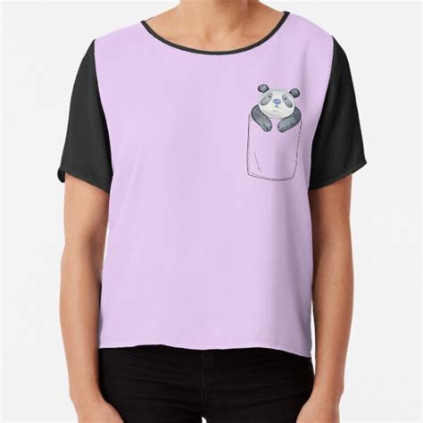Panda In Your Pocket T Shirt By Expressimpress Redbubble