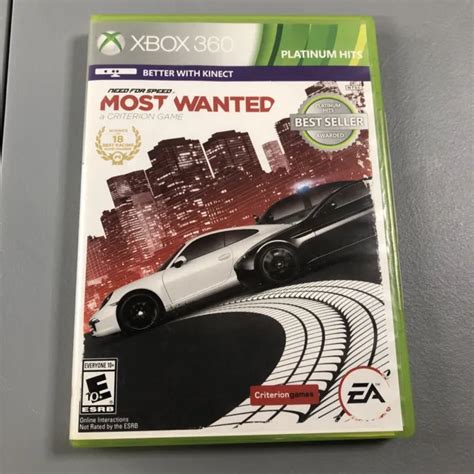 NEED FOR SPEED Most Wanted Limited Edition Microsoft Xbox Clean PicClick