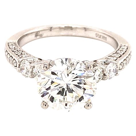 Gia Certified 339 Carat Round Brilliant Cut Diamond Engagement Ring
