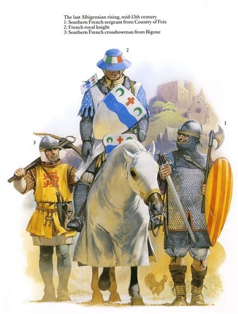 French Medieval Armies 10001300 The Last Albigensian Rising Mid
