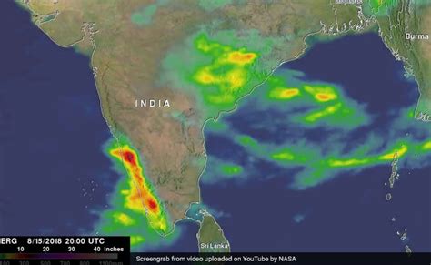 Kerala flood map india floods mapped where is it flooded. NASA Captures Monsoon Rains Bringing Flooding to India Jagran Special