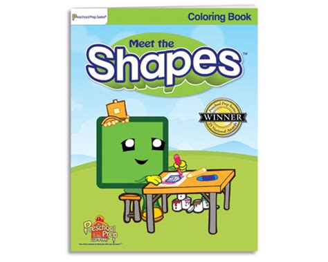 Meet The Shapes Coloring Book