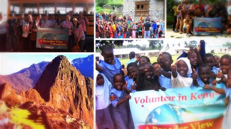 A Broader View Volunteers Abroad Gap Year Projects Overseas Youtube